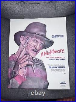 1985 A Nightmare on Elm Street 2 Freddy's Revenge Video Store Display Krueger