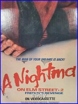 1986 Nightmare On Elm Street 2 Freddy's Revenge 6ft Standee Cardboard Cut Out