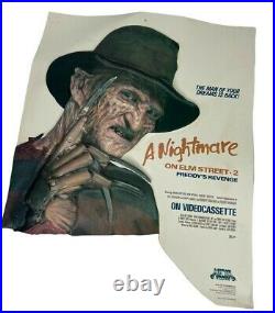 1986 Nightmare On Elm Street Part 2 Video Store Lightbox Store Display Original