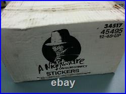 1988 A Nightmare On Elm Street Stickers Factory Case (12 Boxes X 48pk)-value