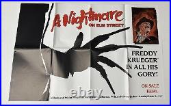 1989 Nightmare on Elm Street #1 #2 POSTER Comic Marvel Magazine LOT Horror