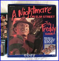 1989 Vintage NIGHTMARE ON ELM STREET Cardinal THE FREDDY GAME Board 80s KRUEGER