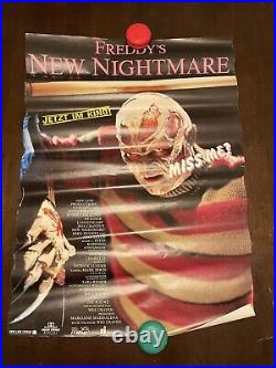 1994 Original German Halloween Movie Poster Nightmare Elm Street Freddy Krueger
