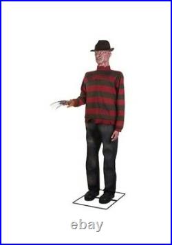 2021 Gemmy Halloween A Nightmare on Elm Street LIFE-SIZE Animated Freddy Krueger
