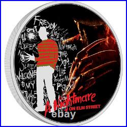 2022 A Nightmare on Elm Street 1oz Silver Coin