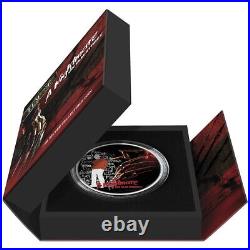 2022 A Nightmare on Elm Street Niue 1oz PP Silver Coin in Color