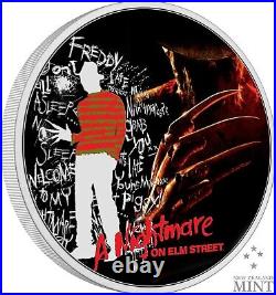 2022 Nightmare on Elm Street 1oz Silver Coin