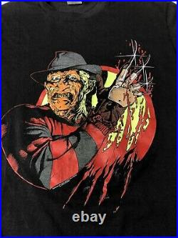80S Nightmare On Elm Street 4 The Dream Master Freddy Horror T Shirt Size L Mens