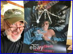 A2 Nightmare on Elm St Poster Signed by Robert Englund 100% Authentic With COA