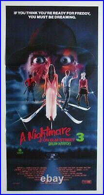 A NIGHTMARE ON ELM STREET 3 1987 Orig Australian daybill movie poster horror