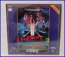 A NIGHTMARE ON ELM STREET 3 DREAM WARRIORS laserdisc Horror Krueger 1987