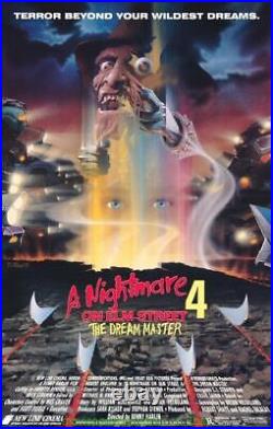 A NIGHTMARE ON ELM STREET 4 MOVIE POSTER Rolled Original 27x41 One Sheet