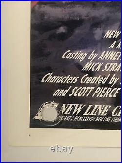 A NIGHTMARE ON ELM STREET 4 Original One Sheet Movie Poster 1988 NEAR MINT