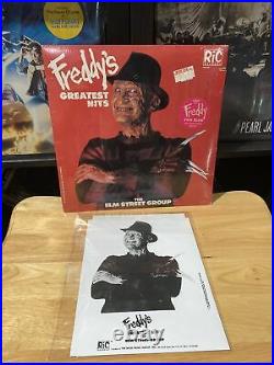 A NIGHTMARE ON ELM STREET Freddys Greatest Hits 1987 LP NEW SEALED + Promo Card