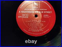 A NIGHTMARE ON ELM STREET Soundtrack Vinyl Some Creasing And Warping On Card