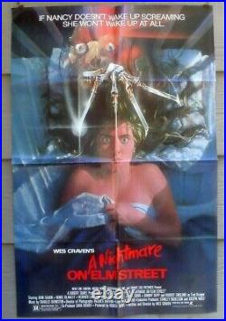 A Nightmare On Elm Street 1984 Orig One-sheet Movie Poster Nr Mt Cond