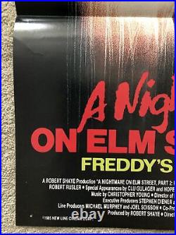 A Nightmare On Elm Street 2 (1985) Original Australian Daybill Cinema Poster