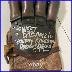 A Nightmare On Elm Street 3 Freddy Krueger Signed Autograph Glove Robert Englund