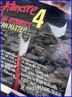 A Nightmare On Elm Street 4 The Dream Master (1988) Original Rolled One-sheet