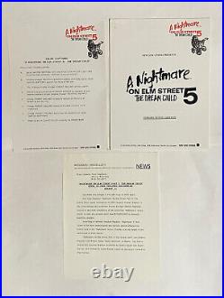 A Nightmare On Elm Street 5 The Dream Child Movie Press Kit