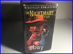 A Nightmare On Elm Street 7 VHS Tapes Box Set Collection Most Sealed New