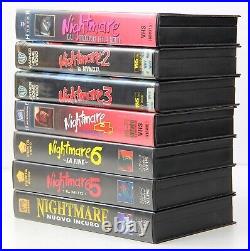 A Nightmare On Elm Street Complete Collection Rare VHS Tapes