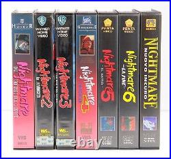 A Nightmare On Elm Street Complete Collection Rare VHS Tapes