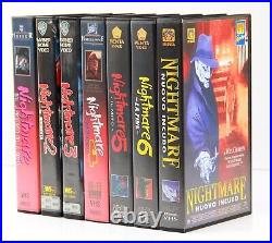 A Nightmare On Elm Street Complete Collection Rare VHS Tapes