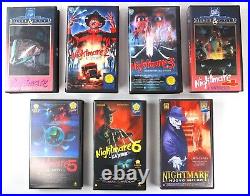 A Nightmare On Elm Street Complete Collection Rare VHS Tapes