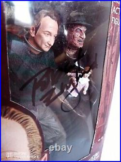 A Nightmare On Elm Street Fred Kruger Action Figure Signed By Robert Englund