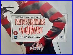 A Nightmare On Elm Street Freddy's Nightmares Video Standee