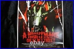 A Nightmare On Elm Street Orig. Vintage Poster -Freddy Horror Evil Dead Jason