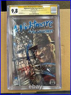 A Nightmare On Elm Street Special #1 CGC 9.8 Signed Robert Englund +NMOES 4 Cast