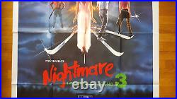 A Nightmare on Elm Street 3 Dream Warriors Original Vintage Film Poster