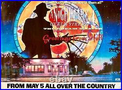A Nightmare on Elm Street 4 The Dream Master Original Quad Poster 1988 Krueger