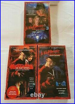 A Nightmare on Elm Street 7 Films Bundle VHS Horror/Slasher Wes Craven N&S NTSC