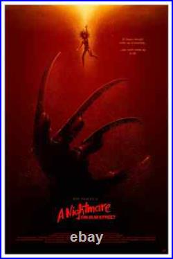 A Nightmare on Elm Street Drowning Red Poster Giclee Print Art 24x36 Mondo