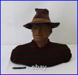 A Nightmare on Elm Street Freddy Krueger Talking Bust 2006 NECA with Hat
