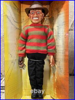 A Nightmare on Elm Street Freddy Krueger Talking Figure Vintage Horror 80s 1980s