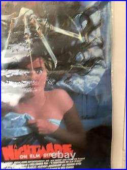 A Nightmare on Elm Street Movie Poster Wes Craven Home Videocassette 1985-36x24