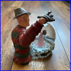 A Nightmare on Elm Street Neca Freddy Krueger Snow Globe 2003 Faulty