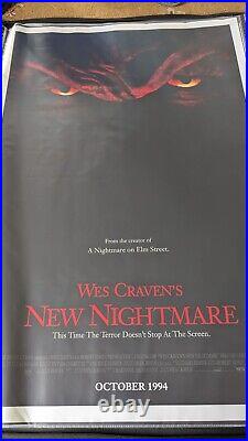 A Nightmare on Elm Street New Nightmare Wes Craven One Sheet Poster 27 x 41