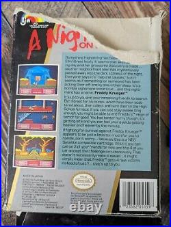 A Nightmare on Elm Street Nintendo NES 1990 CIB Rare