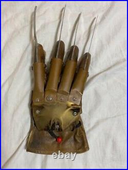 A Nightmare on Elm Street Part 2 Prop Replica Freddy Kreuger Glove Hand Made