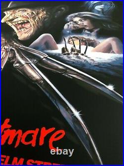 A Nightmare on Elm Street Screen Print by Enzo Sciotti NT Mondo Wes Craven