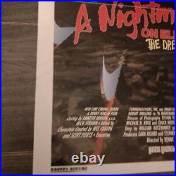 A nightmare on elm street 4 Daybill poster 1988. Signed by Lisa Wilcox