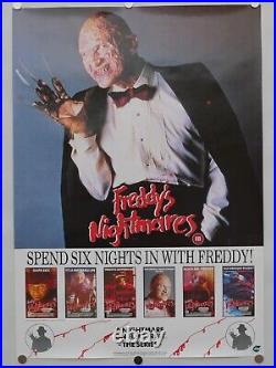 A nightmare on elm street Freddy's nightmares vhs video shop film poster