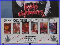 A nightmare on elm street Freddy's nightmares vhs video shop film poster