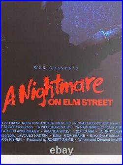 Adam Rabalais Nightmare on Elm Street Variant Limited Edition Print Nt Mondo