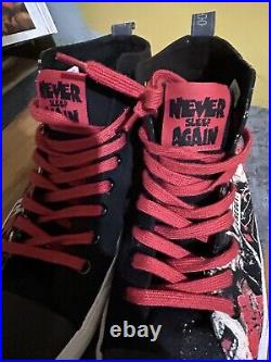 Akedo Friday 13th & Freddy Krueger Nightmare Elm Street Canvas Shoes Size UK10